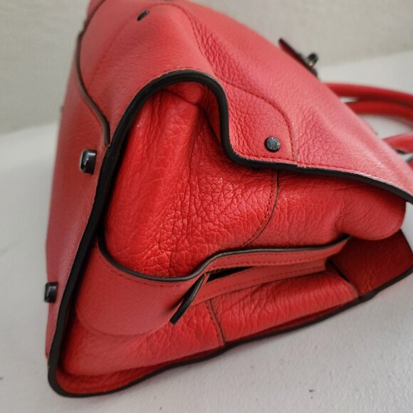Like New Coach Mercer Red/Orange Leather Shoulder Bag - Picture 14 of 17
